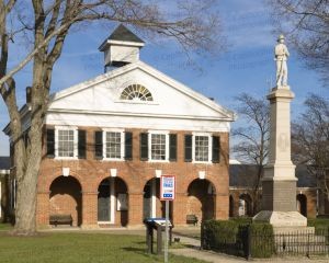 Caroline County, Virginia Circuit Courthouse located in Bowling Green, Virginia. 