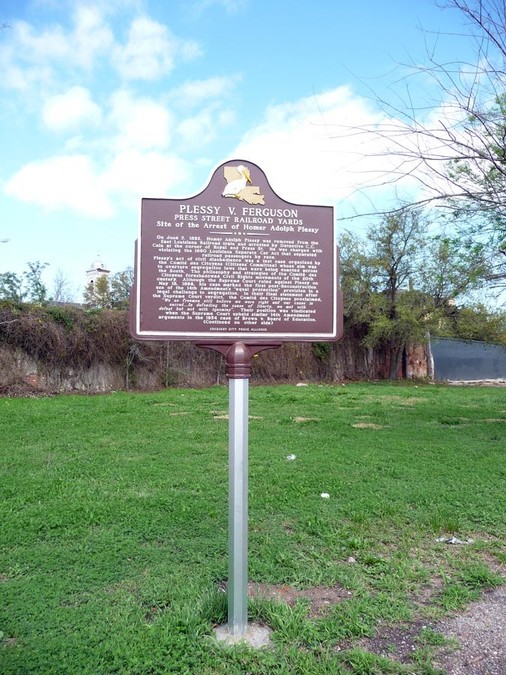 Located on the corner of Royal and Press street, the Plessy vs. Ferguson historical marker can easily be missed. The train yard still remains nearby, and most certainly the implications of this infamous trial still resonate through society today. 