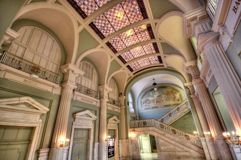 LFPL lobby (image from Broken Sidewalk)