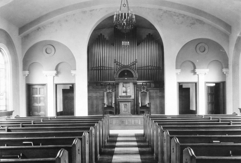 Interior of the Temple (image from the University of Kentucky Library)