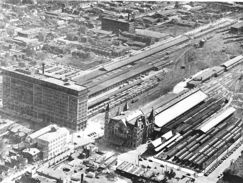 Aerial shot of the Union Station complex c.1923 (image from the National Register of Historic Places)