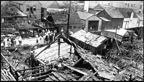 One of the hundreds of photos showing the destruction of Black communities in Chicago