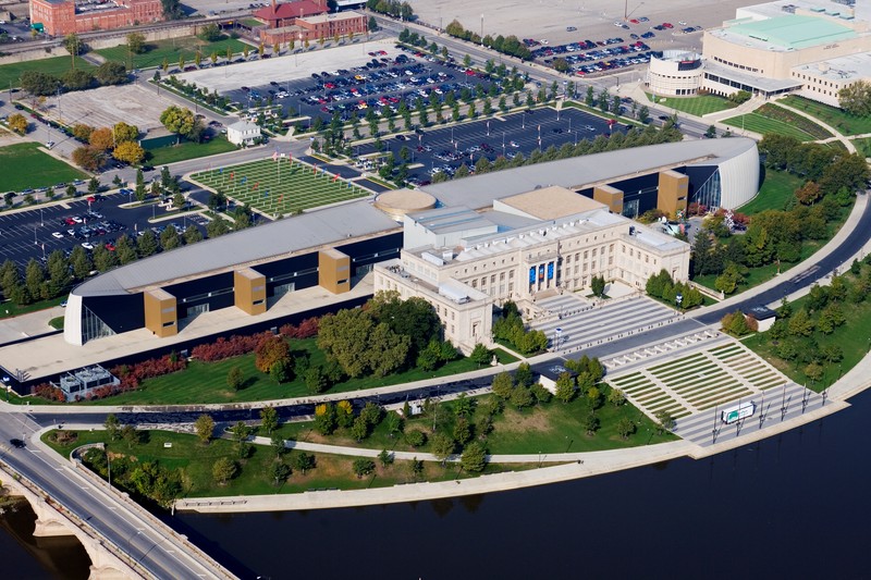 Aerial view of COSI