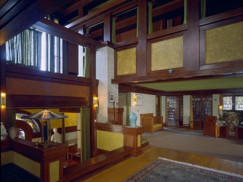 Inside of the house.