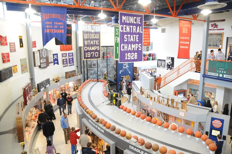 One of the exhibit halls