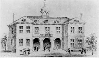 City Hall, site of the "Negro Plot" trials of 1741.