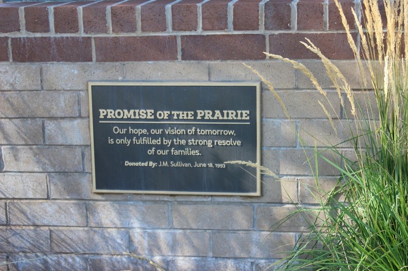 Promise of the Prairie plaque