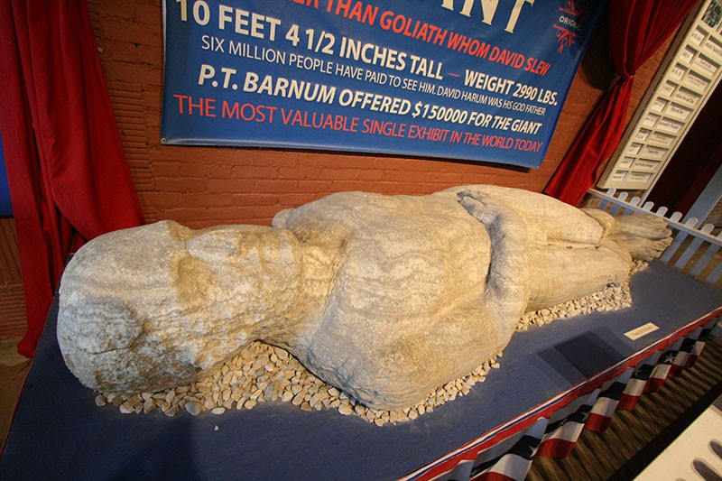 The Cardiff Giant.