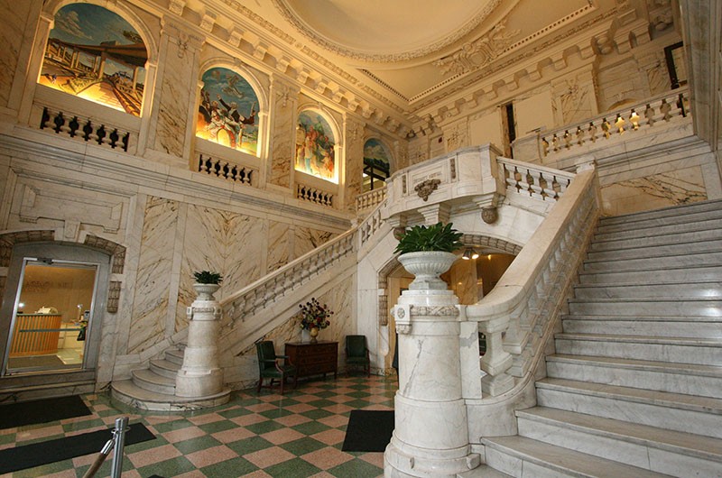 Interior view of lobby