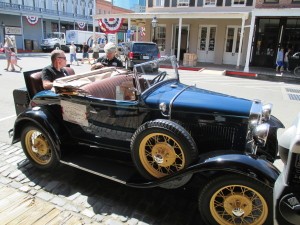 California Automobile Museum Car in a Parade in Old Sacramento