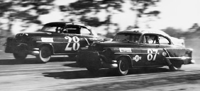 Buck Baker finished third in the 1954 NASCAR Grand National points standings and won four races in #87 during the campaign. His biggest victory of the season was the Mid-South 250 at the new Memphis-Arkansas Speedway.