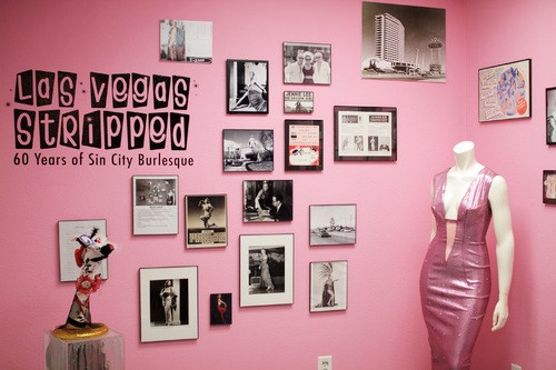 One of the displays that features original documents, photographs, and even music sheets from early shows. The costumes are all on costume mannequins that help show what the outfits may have looked like.