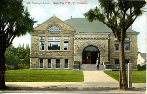 The museum's first home was in the downtown library. This library was located at the present location of the Central Branch library.