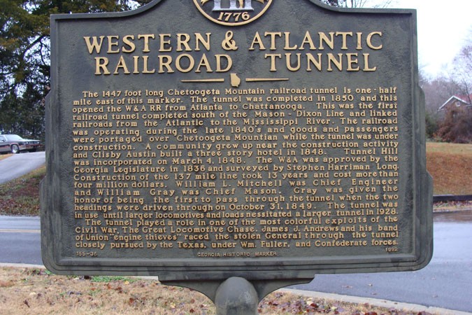 The Historic 1850 Western and Atlantic Railroad Tunnel