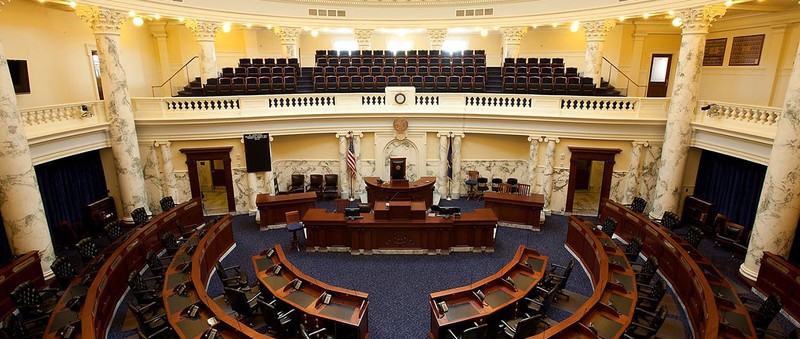 The House chamber