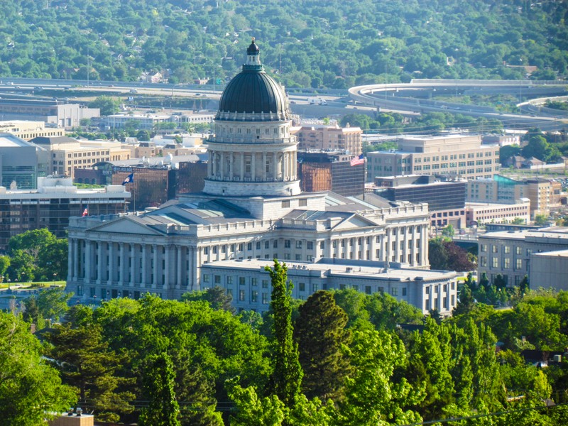 Extended view of the capitol and surroundings