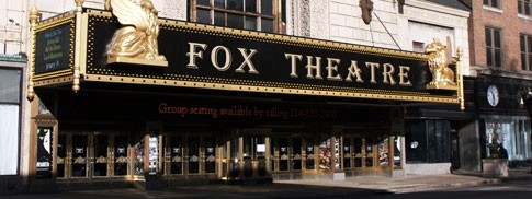 The marquee of the Fox Theatre - St. Louis
