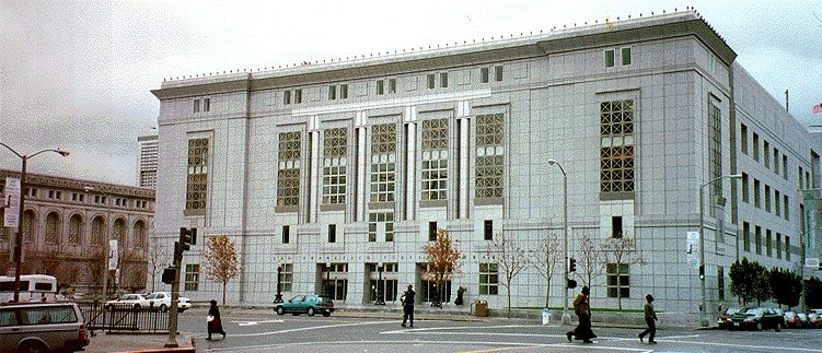 The new main branch of the Public Library opened on April 18, 1996
