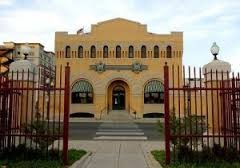 The entrance to the Dr. Pepper Museum 