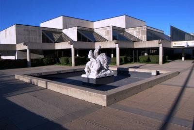 This modern facility was constructed to house the growing museum and archives in the 1980s