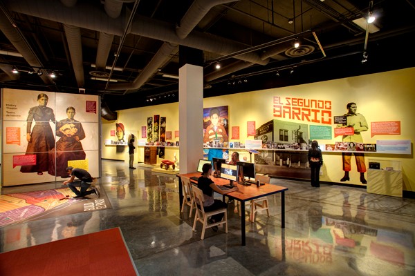 Each of the museum's exhibits emphasize the unique nature of El Paso as a Borderlands community.