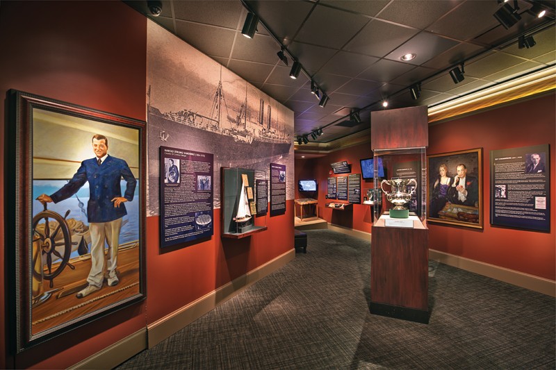 In addition to exhibits dedicated to diverse neighborhoods and culture, part of the museum shares the history of instrumental families, busines leaders, and sports stars.