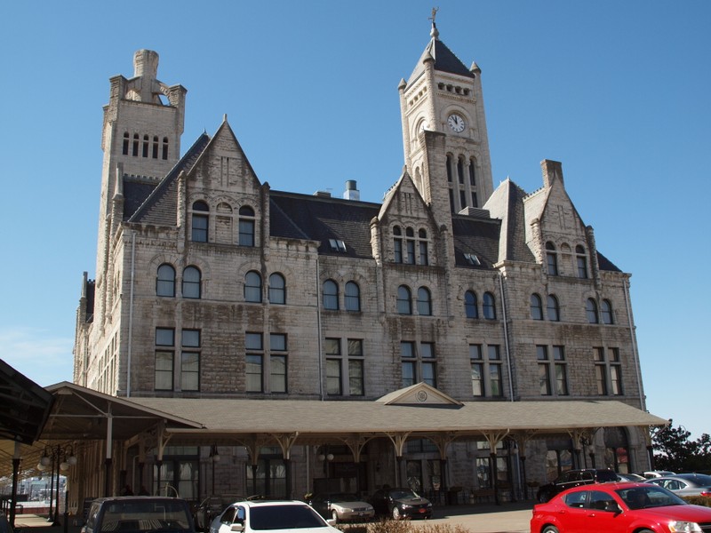 The exterior of the Union Station Hotel today