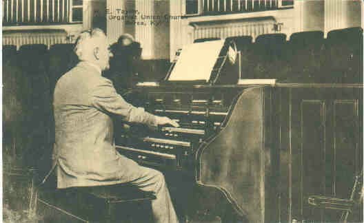 M.E. Taylor, Organist