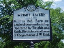 Wright's Tavern's Historical Marker