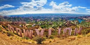 The picturesque view from behind the Hollywood Sign