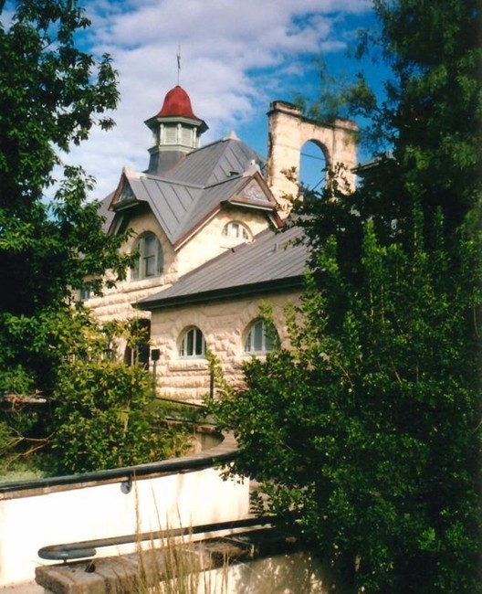 The Daniel J. Sullivan Carriage House welcomes visitors.