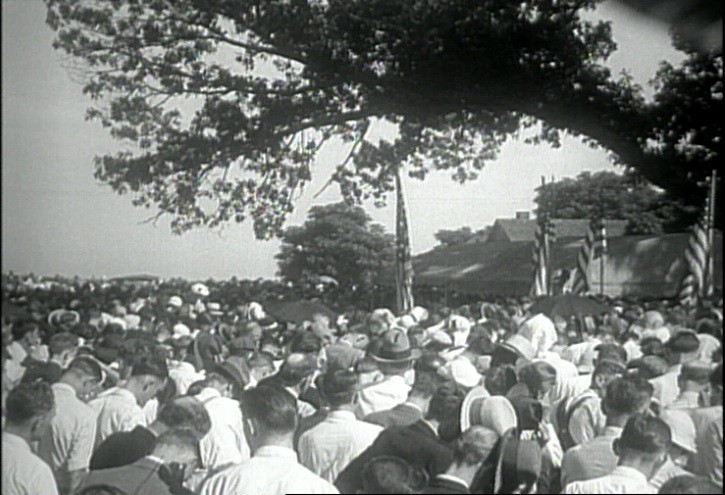 Funeral for victims of the Chiquola Mill shooting. 