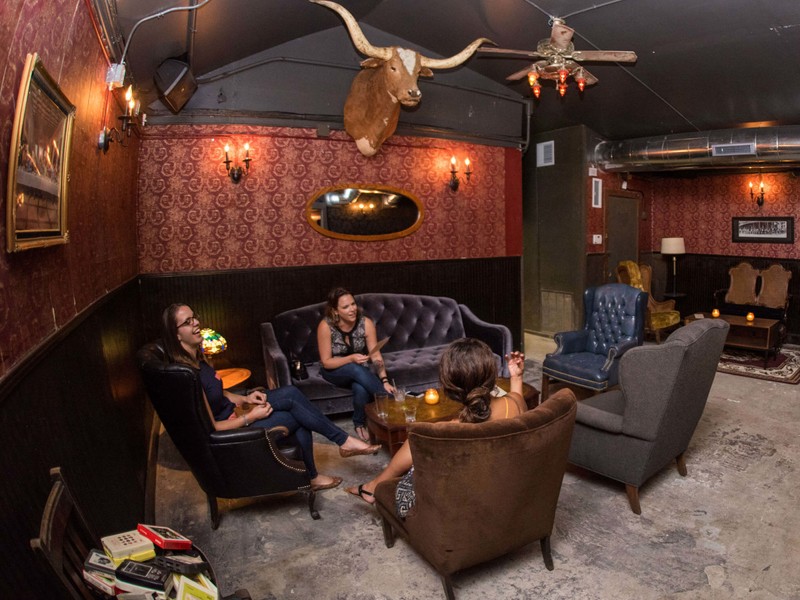 Scoot Inn's renovated interior, now known as Ivy's Room, is named after former owner Aubrey "Scoot" Ivy