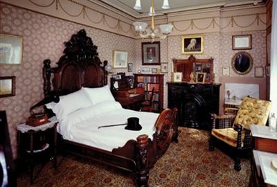 An interior of the Riley Home