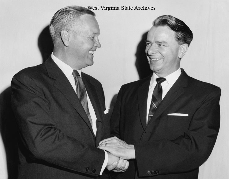 Roberet C. Byrd and Governor Hulett C. Smith