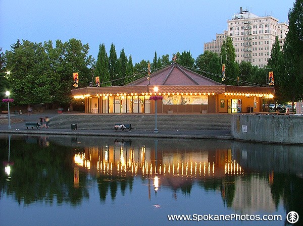 The carousel building. Credit: spokanephotos.com