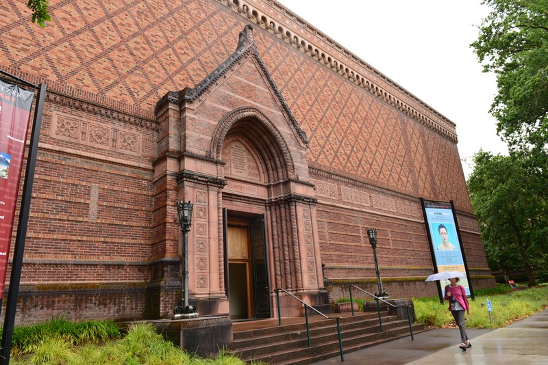 The original part of the museum is listed on the National Register of Historic Places for its eclectic architecture.