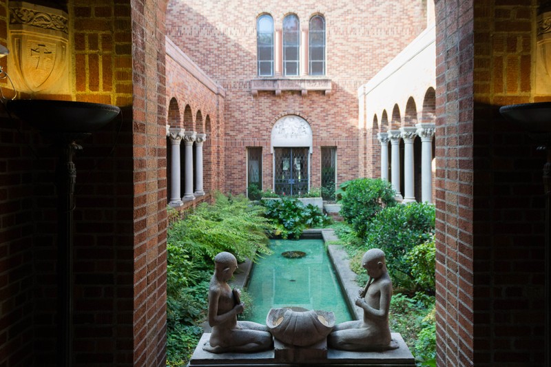 This courtyard garden is a highlight of the museum.