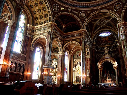 The inside of the Basilica of St. Josaphat