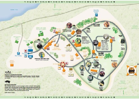 Beardsley Zoo Map