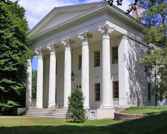 The Samuel Wadsworth Russell House was built in 1828 for its namesake. Russell owned the largest American-Chinese trading company in the country.