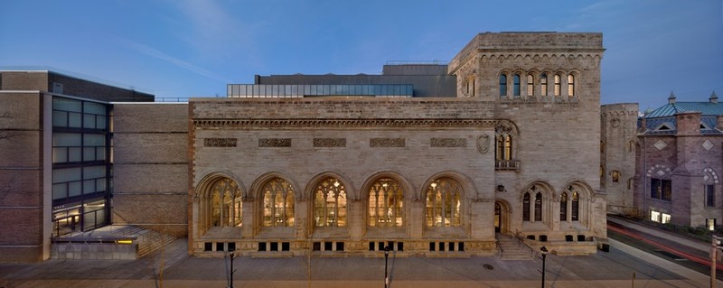 Exterior view of the Yale University Art Gallery