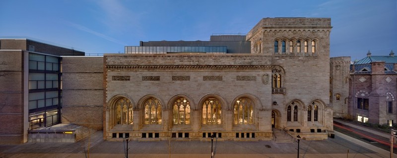 Exterior view of the Yale University Art Gallery
