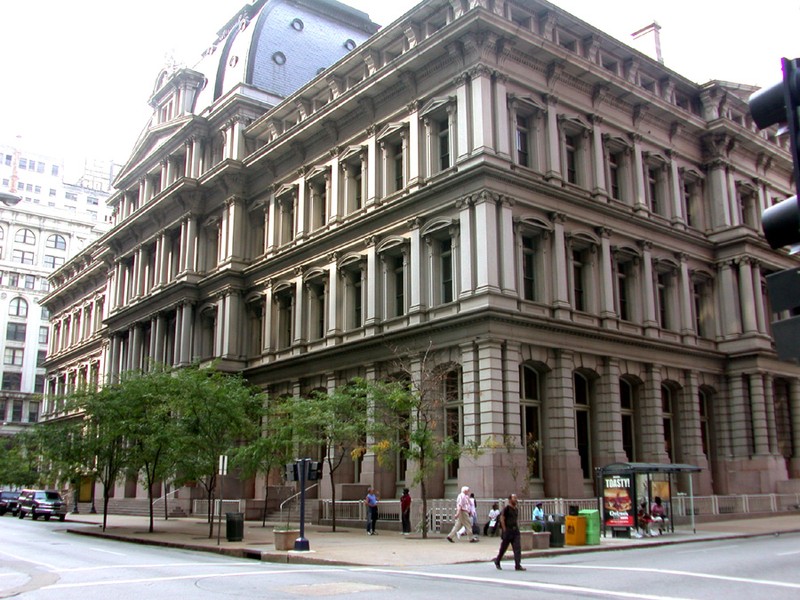 The exterior of the Old Post Office as it stands today