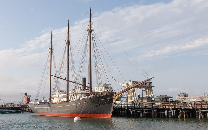 The C. A. Thayer is the last surviving schooner from the 19th century designed for the purpose of transporting lumber along the Pacific Coast.
