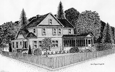 This is a drawing of the home.