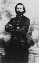 Captain Peyton Holt Colquitt, commanding the Confederate battery at Sewell's Point. He was later killed at the Battle of Chickamauga in 1863.