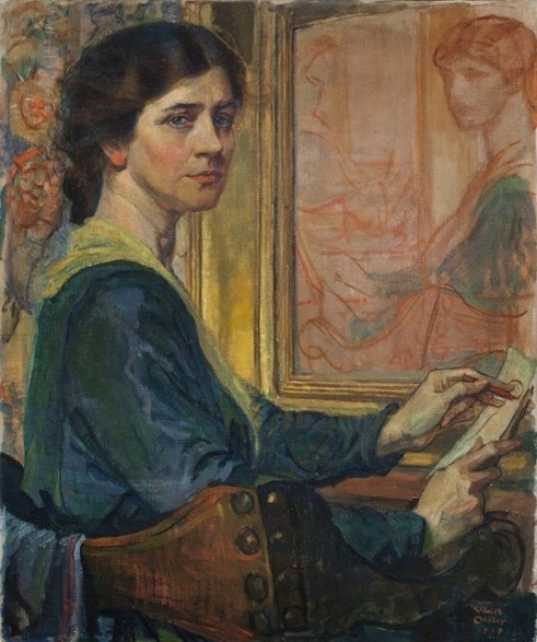 Self-portrait – Violet Oakley, 1874-1961