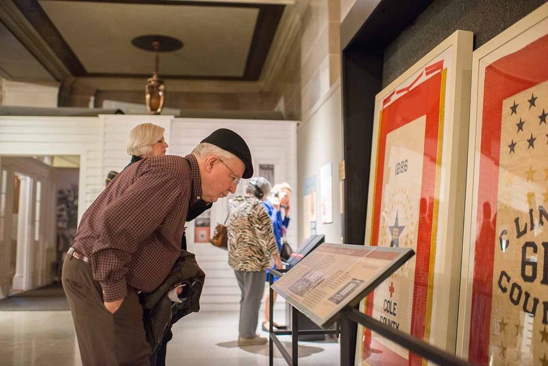 Here At Home: Missouri in the Great War exhibit.  This is a centennial exhibit for the anniversary of WWI which opened in April 2011 and will run through 2019.
Image Courtesy of Missouri State Parks.