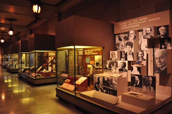 Some of the exhibits in the museum